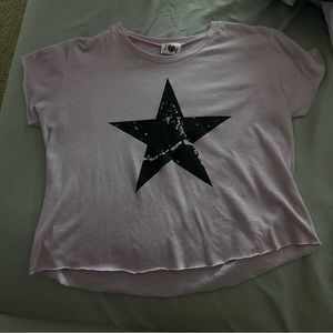 pink star t shirt